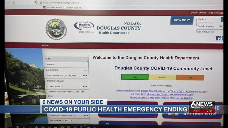 Now that the COVID-19 public health emergency is ending, Douglas County health officials are...